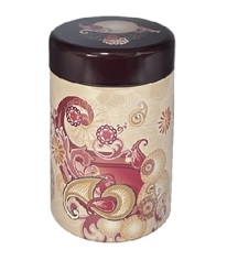 Paisley Round 100g Retro Tea Caddy